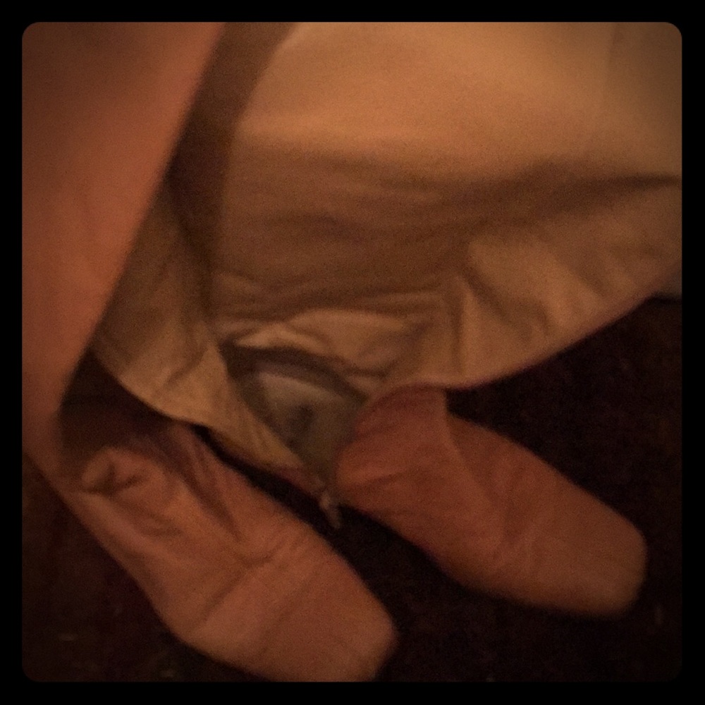 Beige leather boots